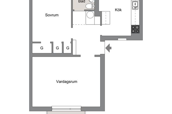 2 rum Lägenhet på Tivolivägen 5 Västberga Stockholms kommun - bild 18