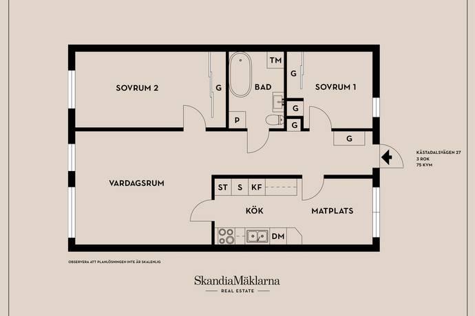 3 rum Lägenhet på Kästadalsvägen 27 Huddinge - Kästa Huddinge kommun - bild 16