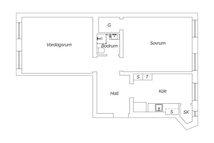 2 rum Lägenhet på Föreningsgatan 71 Rörsjöstaden Malmö kommun - bild 29