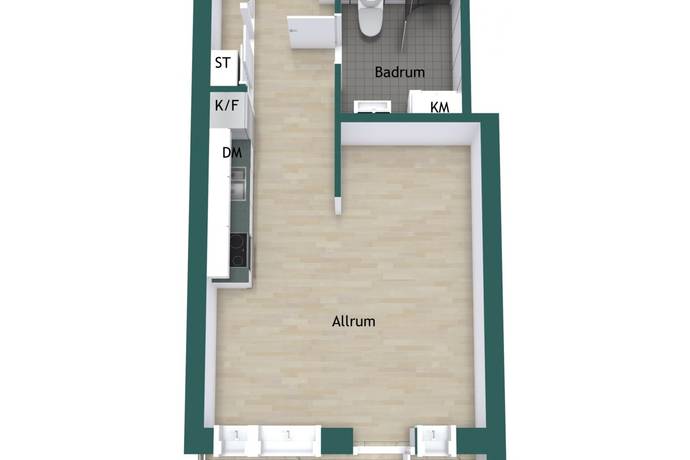 1 rum lägenhet på Industrigatan 35 Kungsängen - Industristaden, Uppsala kommun - bild 5