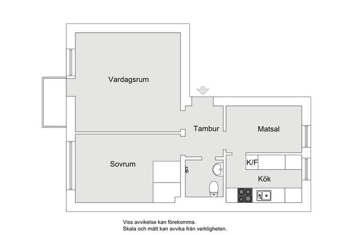 2 rum Lägenhet på Skulptörvägen 6 Gullmarsplan/Globen Stockholms kommun - bild 26