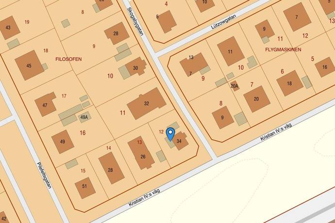 4 rum Villa på Skogabygatan 34 Centralt Öster Halmstads kommun - bild 21