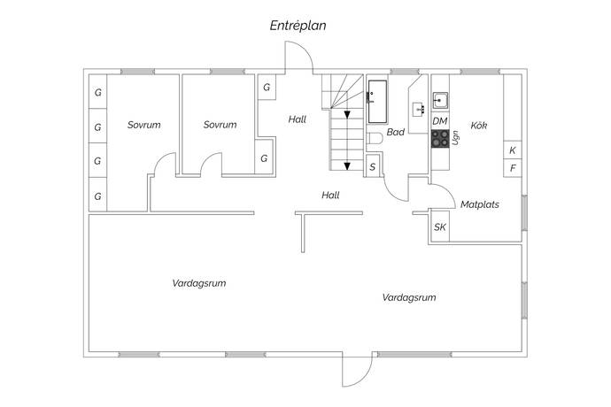 5 rum Villa på Bronsyxegatan 20 Kannebäck Göteborgs kommun - bild 46