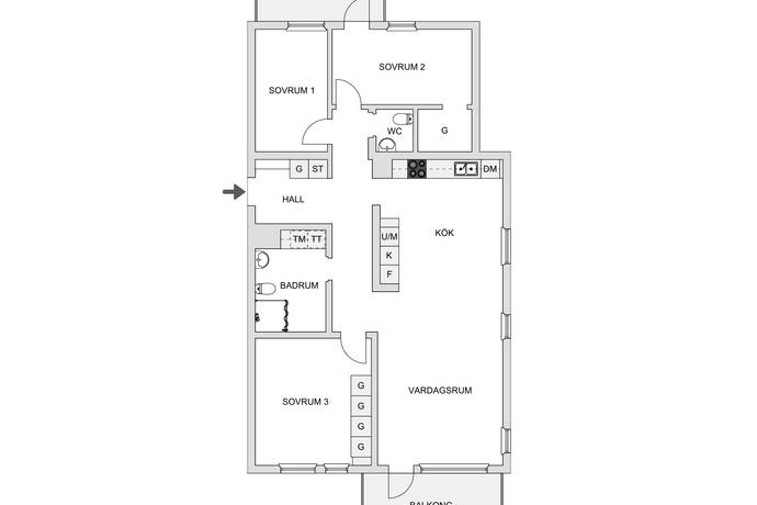 4 rum Lägenhet på Wilhelm Kåges gata 9 Gustavsberg Porslinskvarteren Värmdö kommun - bild 44