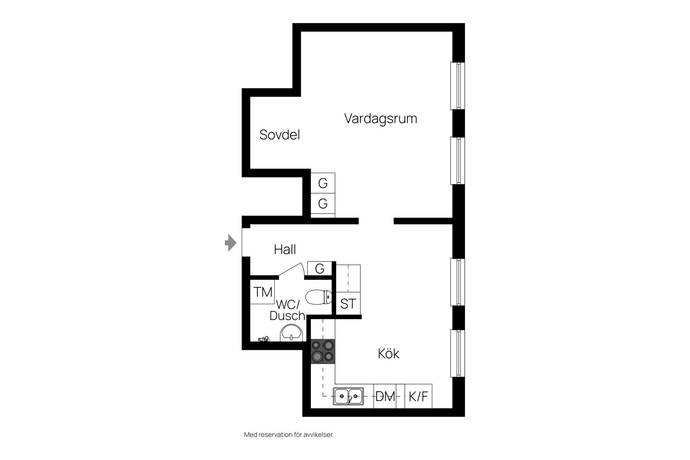 1 rum Lägenhet på Johan Nybergs Väg 8 Centrum Härnösands kommun - bild 25