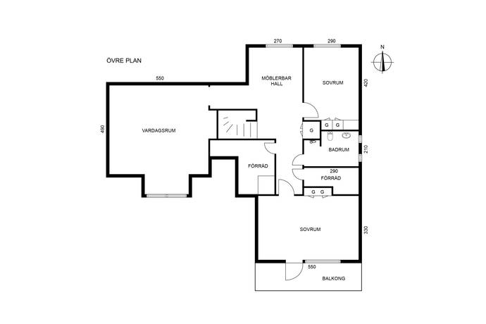 196 m² Villa på Fogdegårdsvägen 34 Varnhem Skara kommun - bild 35