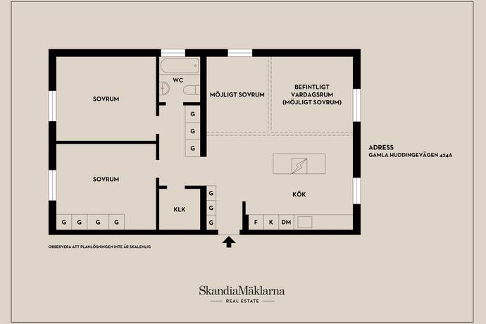 3 rum lägenhet på Gamla Huddingevägen 424A Älvsjö - Örby, Stockholms kommun - bild 5