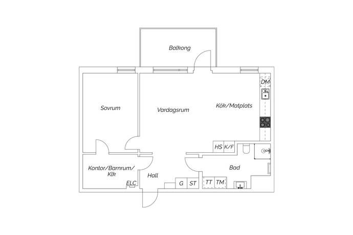 2 rum Lägenhet på Gamla Kronvägen 47B Partille centrum Partille kommun - bild 30