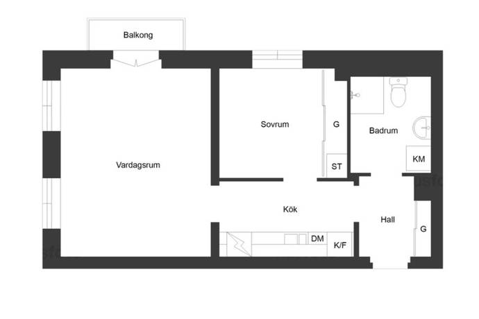 2 rum lägenhet på Ninni Kronbergs Gata 28 Hagastaden, Stockholms kommun - bild 4