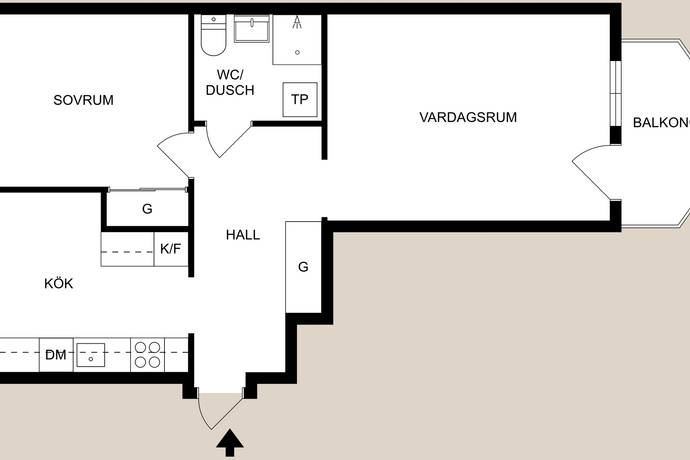 2 rum Lägenhet på Lindövägen 42A Oxelbergen Norrköpings kommun - bild 19
