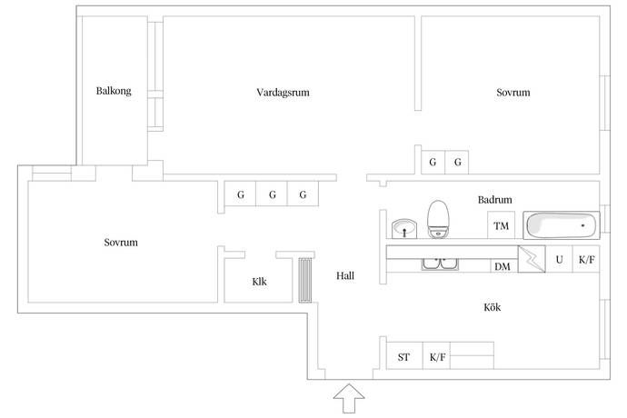 3 rum lägenhet på Baazgatan 1A Mölndal - Innerstaden, Mölndals kommun - bild 4