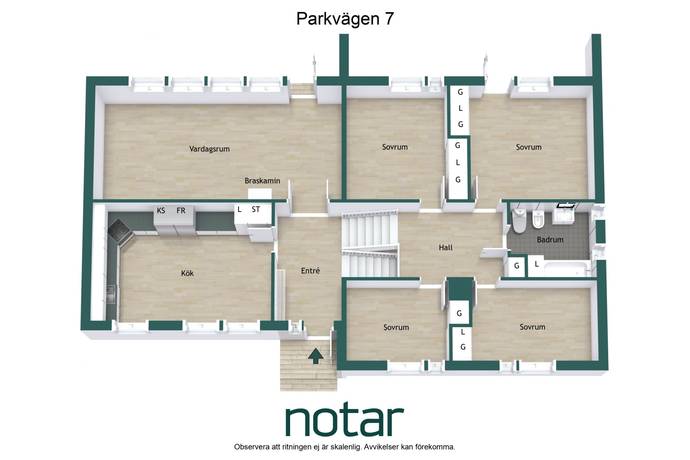 6 rum villa på Parkvägen 7 Harbo, Heby kommun - bild 4