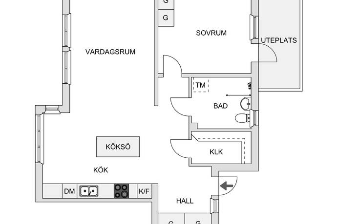 2 rum Lägenhet på Västgötaresan 42B Sävja Uppsala kommun - bild 34