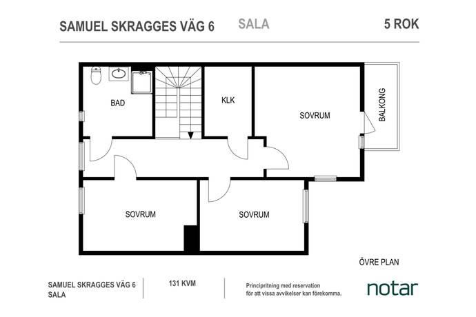 5 rum Lägenhet på Samuel Skragges väg 6 Sala kommun - bild 24