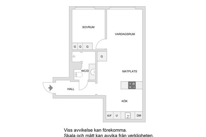 2 rum Lägenhet på Sysslomansgatan 8 Kungsholmen Fridhemsplan Stockholms kommun - bild 22