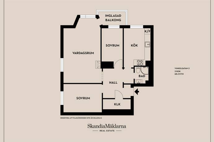 3 rum Lägenhet på Vinkelgatan 2 Kvarnberget Karlstads kommun - bild 15