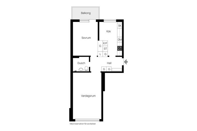 2 rum Lägenhet på Norra Kyrkogatan 14 B Centrum Härnösands kommun - bild 21