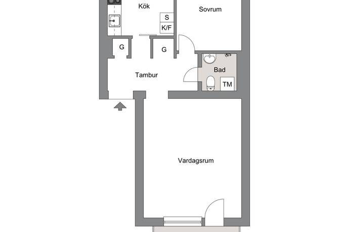 2 rum Lägenhet på Jungmansgatan 1 A Galgamarken Karlskrona kommun - bild 16