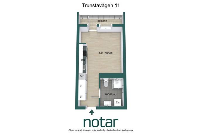 1 rum lägenhet på Trunstavägen 11 Knivsta, Knivsta kommun - bild 5