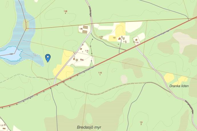 Gård/skog på 16 ha skogsfastighet med 3 ha betesmark Olofströms kommun - bild 9
