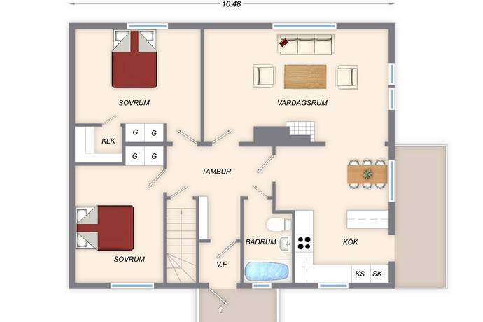 4 rum Villa på Björkgatan 3 Lugnet Arjeplogs kommun - bild 6