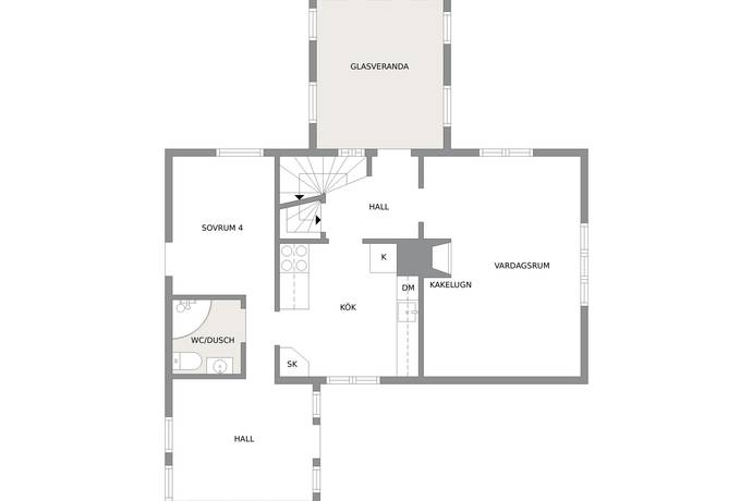 7 rum Villa på Hagavägen 1 Rönninge Salems kommun - bild 48
