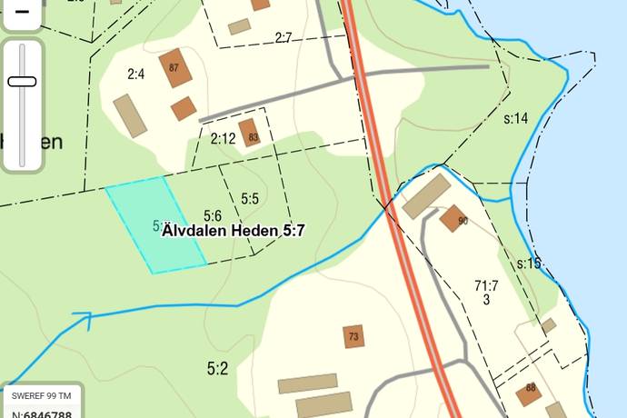 Tomt på Heavägen tomt 5:7 Särnaheden Älvdalens kommun - bild 2