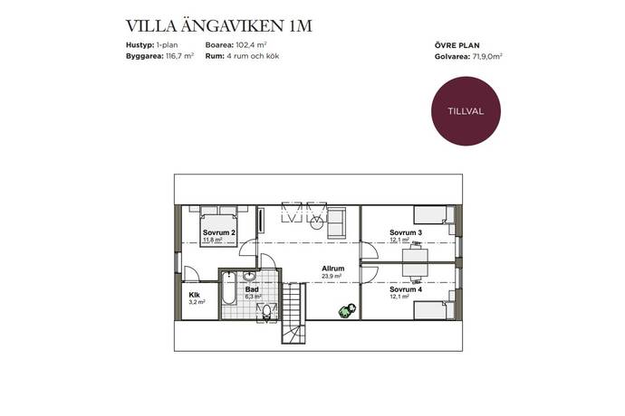 4 rum Villa på Hallarydsvägen 14 Markaryd Markaryds kommun - bild 21