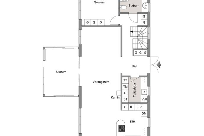 7 rum Villa på Vettekullavägen 253-11 Vettekulla Karlshamns kommun - bild 29