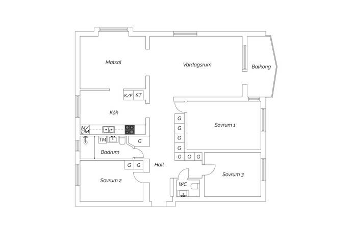 5 rum Lägenhet på Hagåkersgatan 7A Bosgården Mölndals kommun - bild 23