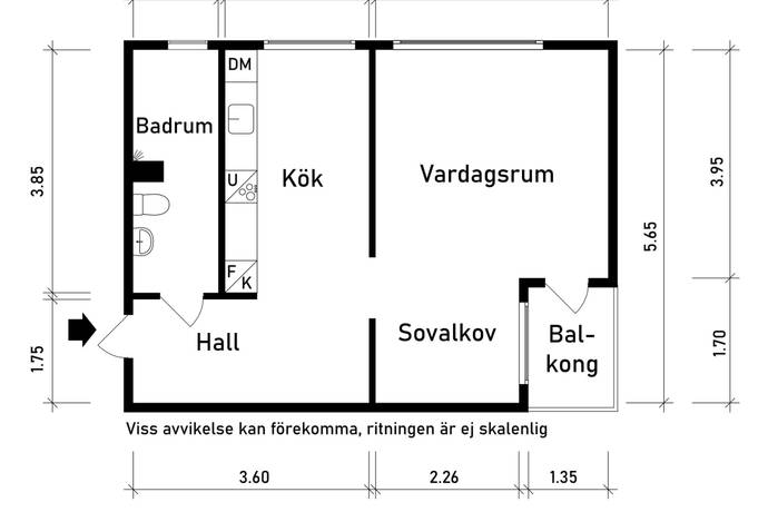 1 rum Lägenhet på Lillekärr Norra 20 Hisings Kärra Göteborgs kommun - bild 12