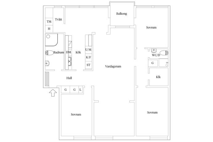 5 rum Lägenhet på Distansgatan 53 Flatås Göteborgs kommun - bild 27