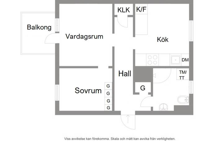 2 rum Lägenhet på Kapellgatan 2A Surahammar Surahammars kommun - bild 16