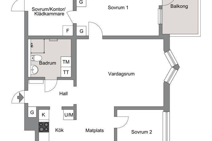3.5 rum Lägenhet på Folkparksvägen 166 Solberga Stockholms kommun - bild 49