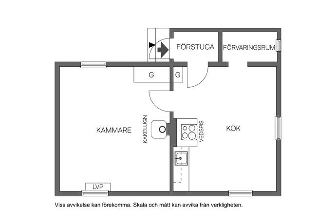 1 rum Fritidshus på Kyrkvägen 15 Nyåker Nordmalings kommun - bild 33