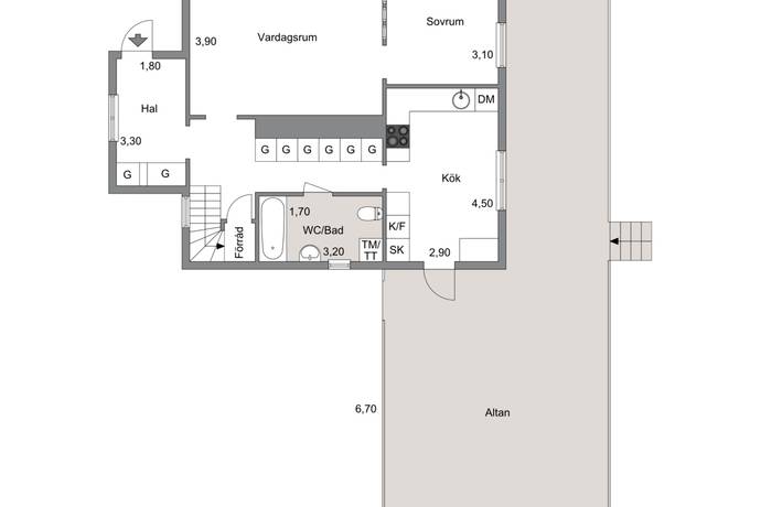 4 rum Villa på Vassändagatan 24 Strömslund Trollhättans kommun - bild 31