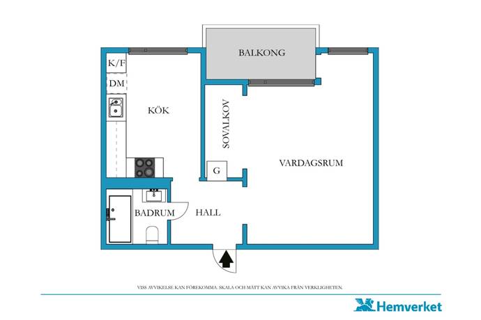 1.5 rum Lägenhet på Hagebygatan 69 Söder Norrköpings kommun - bild 16