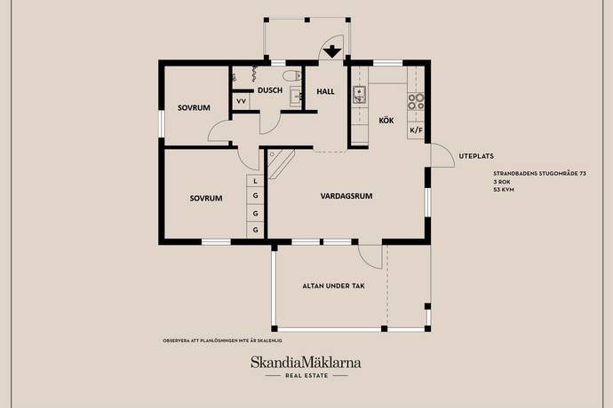 3 rum Villa på Strandbadens stugområde 73 Motala kommun - bild 27