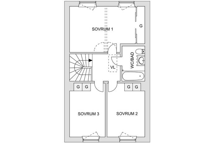4 rum Radhus på Lehmans gata Sigtuna- Sigtuna Stadsängar Sigtuna kommun - bild 7