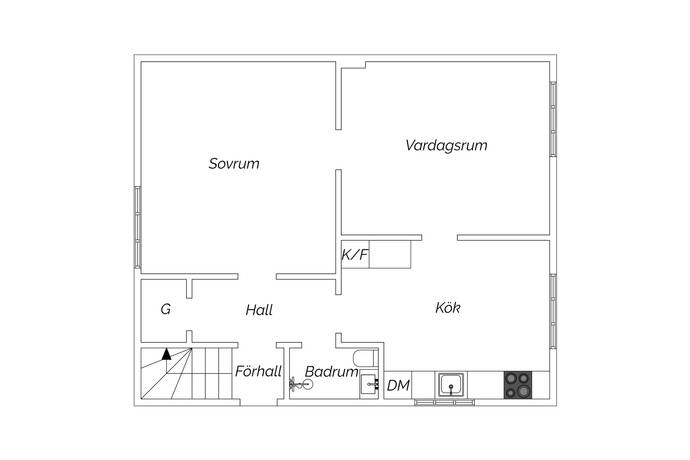2 rum Lägenhet på Stockholmsvägen 13 Gamla Enskede Stockholms kommun - bild 37