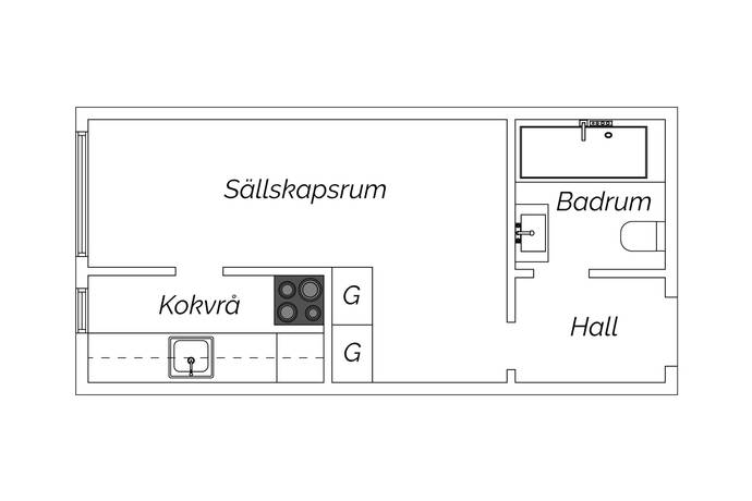 1 rum Lägenhet på Roslins väg 14B Ribersborg Malmö kommun - bild 25