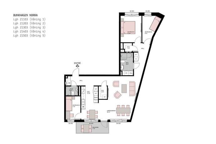 4 rum Lägenhet på Boulevarden 25 Täby Park Täby kommun - bild 9