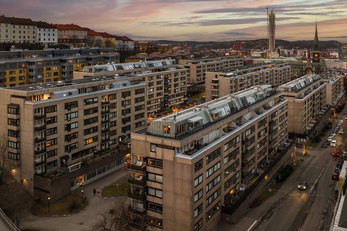 2 rum Lägenhet på Nordostpassagen 22 Penthouse Linné Göteborgs kommun