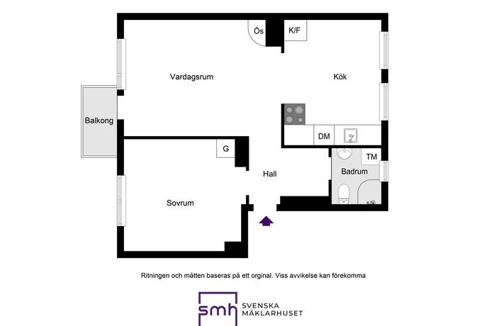 2 rum Lägenhet på Käglestigen 6 Bromma / Traneberg Stockholms kommun - bild 22