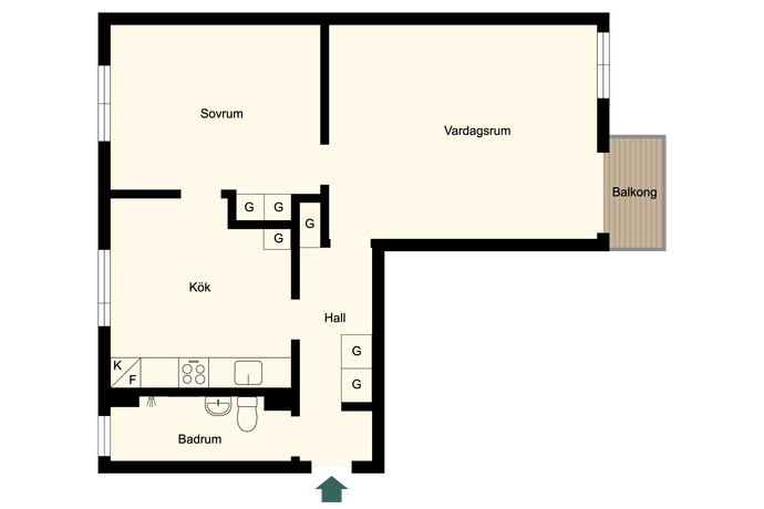 2 rum Lägenhet på Kubbegatan 32, 3tr Sköndal - Sköndals Centrum Stockholms kommun - bild 30