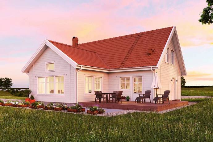 Spaljegatan 12, exempelhus, Gertrudsvik Sjöstad, Västerviks kommun