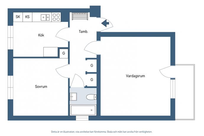 2 rum Lägenhet på Engelbrektsgatan 14A Östhammar Östhammars kommun - bild 29