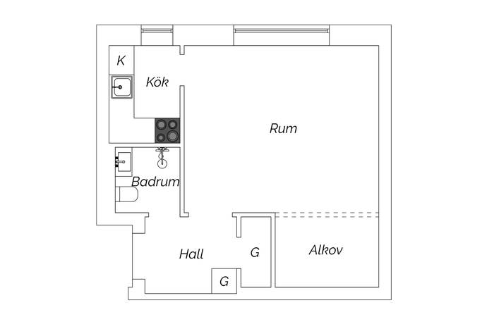 1 rum Lägenhet på Karlshamnsgatan 2 Folkets Park Malmö kommun - bild 16