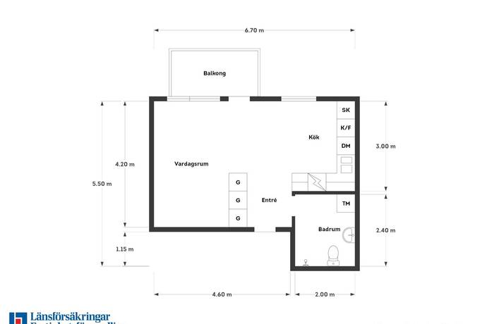 1 rum Lägenhet på Kvillegatan 7 Centrala Hisingen Göteborgs kommun - bild 21