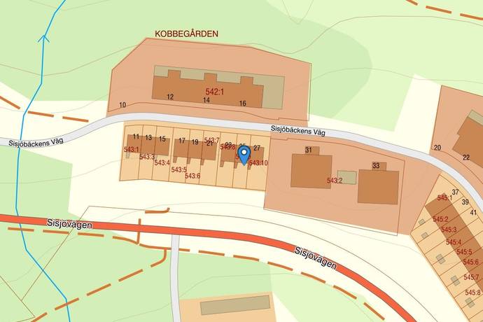 7 rum Radhus på Sisjöbäckens Väg 25 Sisjön Göteborgs kommun - bild 40